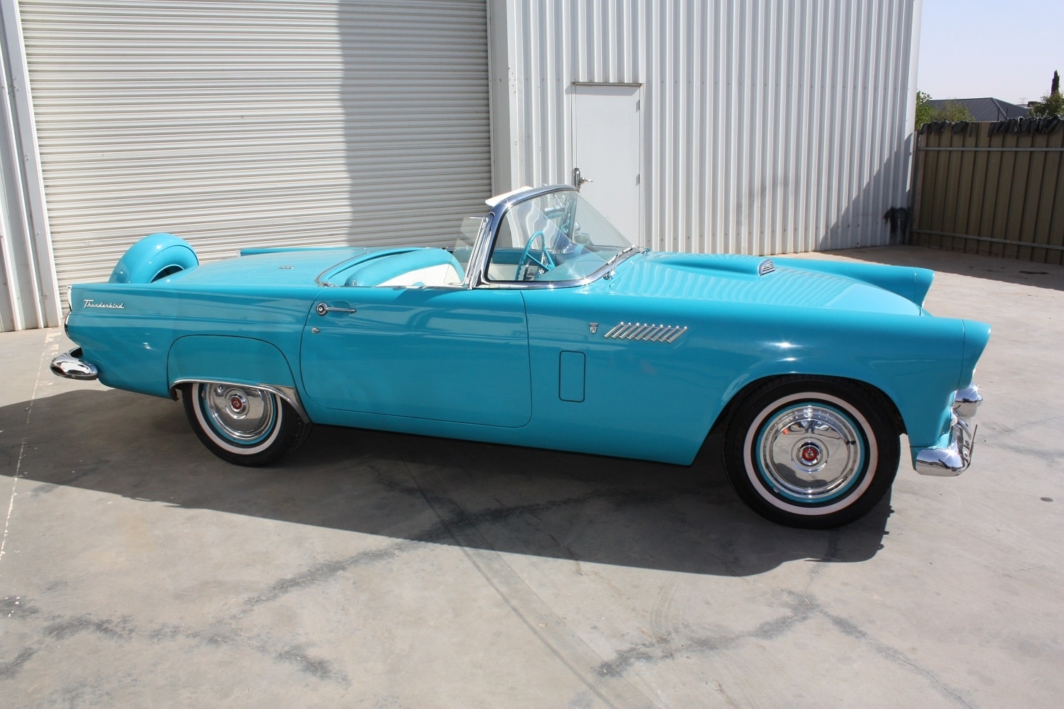 1956 Ford Thunderbird blue