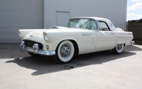 1956 Ford Thunderbird white