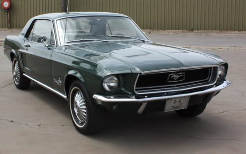 1968 Ford Mustang 6-cyl Green