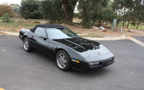 1988 Chevrolet Corvette Convertible - black