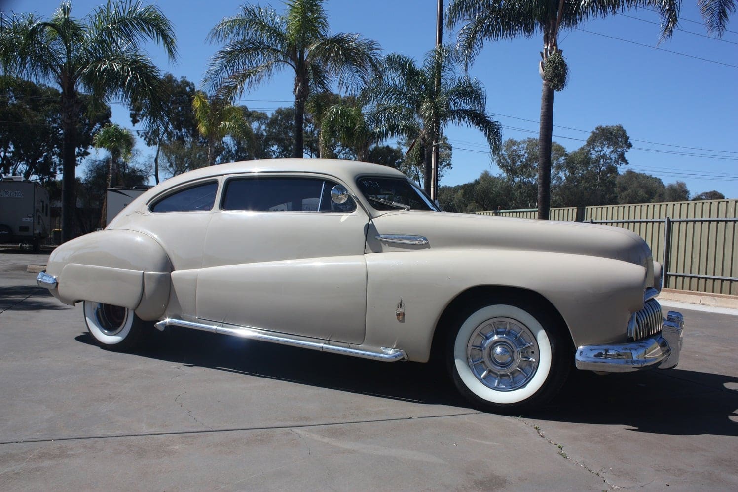 1948 Buick Custom white