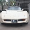 1981 Chevrolet Corvette cream-white