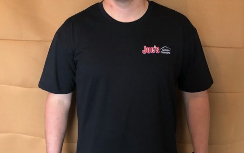 Black T-Shirt Front View