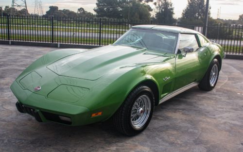 1975 Chevrolet Corvette green