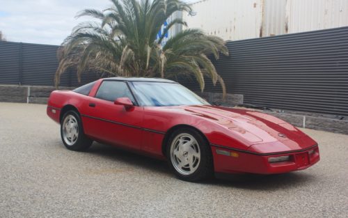 1989 Chevrolet Corvette red