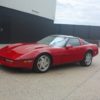 1989 Chevrolet Corvette red