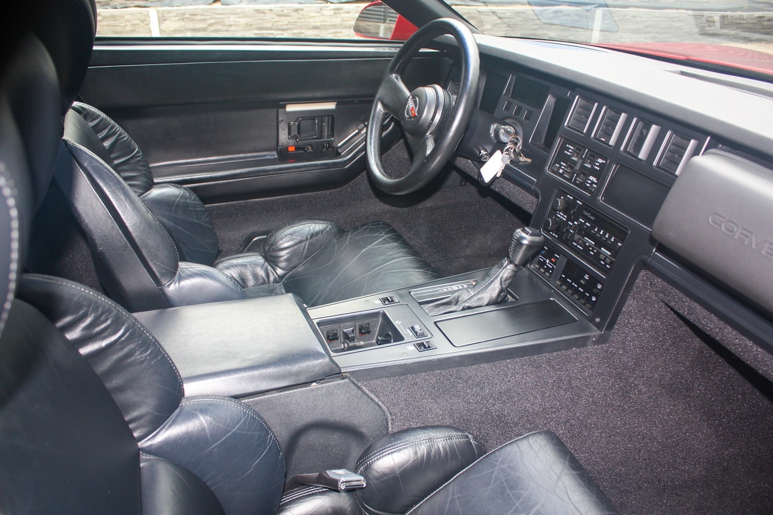 1989 Chevrolet Corvette red